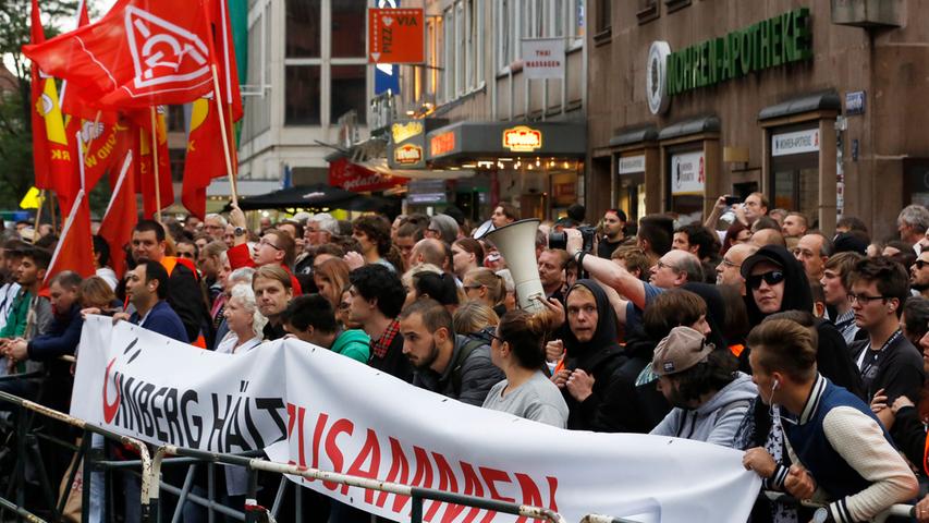 Nürnberg: 500 Demonstranten gegen Rechtsextremismus 