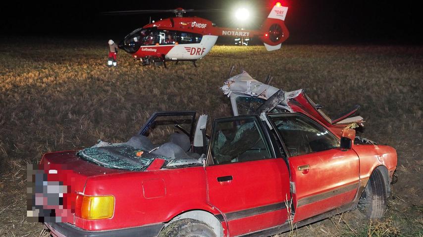 Wegen Wildunfall in den Gegenverkehr: Schwerverletzter bei Langenaltheim