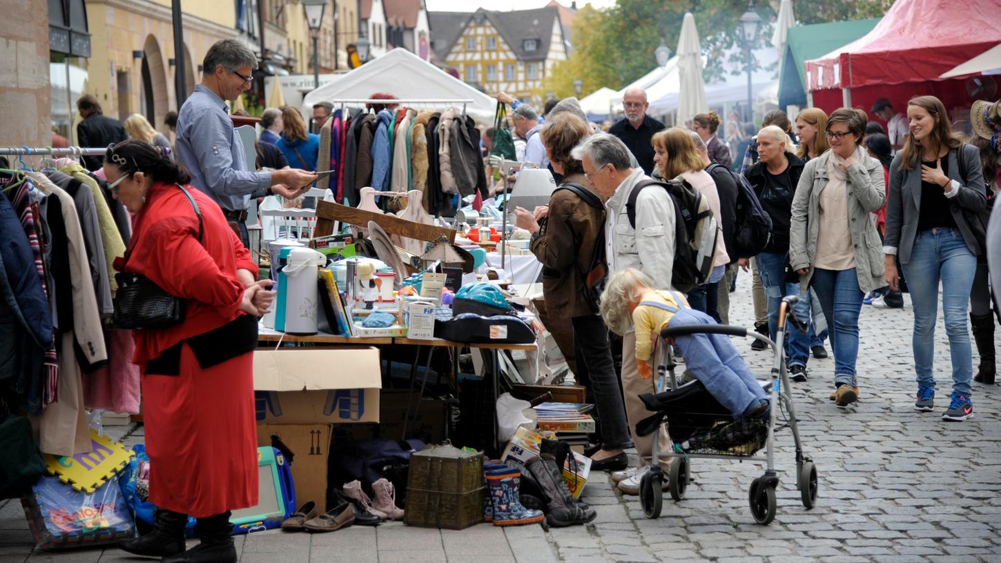 Der Grafflmarkt geht am Freitag und Samstag wieder in der Fürther Altstadt über die Bühne.
