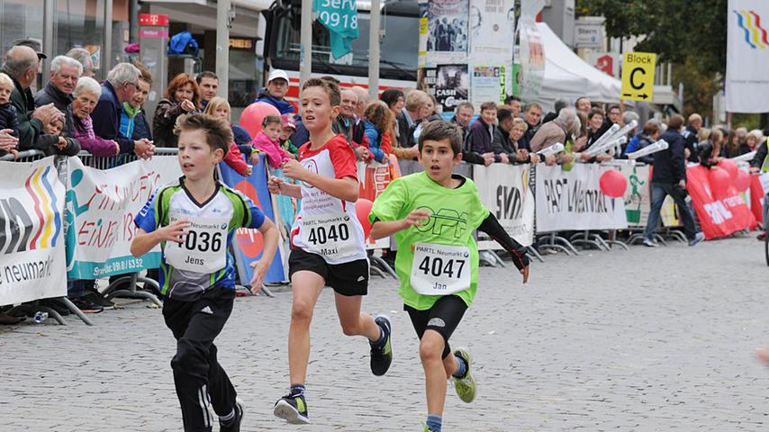 Bambini und der Halbmarathon: Rekord beim Neumarkter Stadtlauf