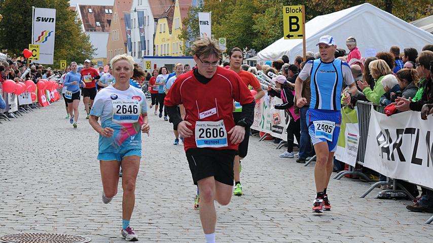 Bambini und der Halbmarathon: Rekord beim Neumarkter Stadtlauf