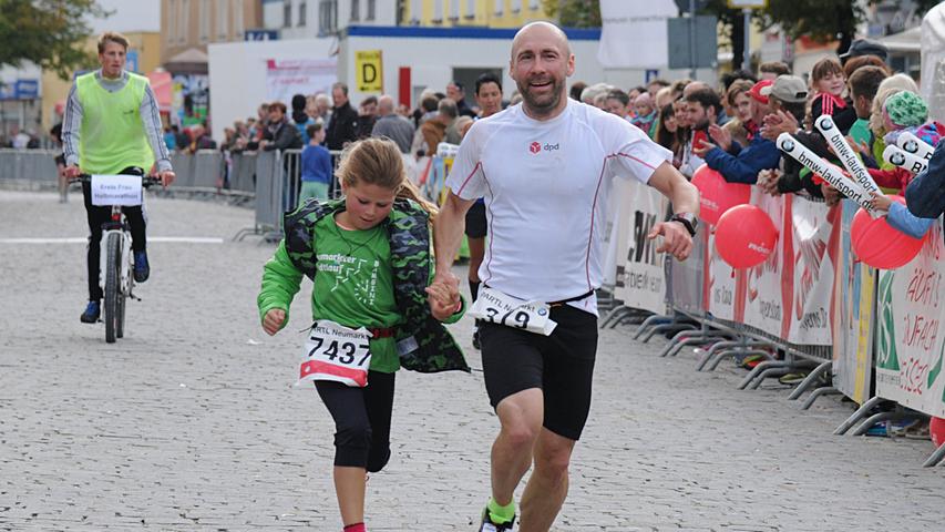 Bambini und der Halbmarathon: Rekord beim Neumarkter Stadtlauf