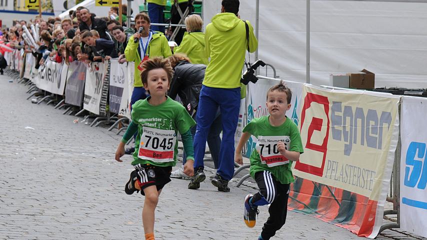 Bambini und der Halbmarathon: Rekord beim Neumarkter Stadtlauf