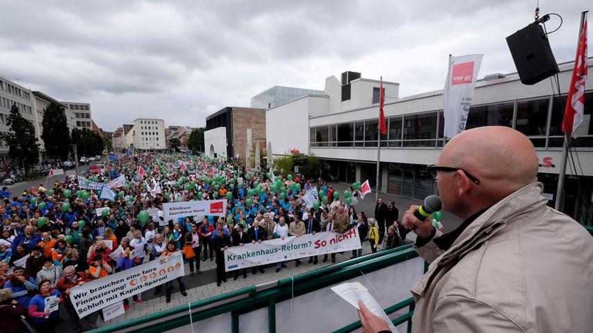 Lokales..Foto: Guenter Distler..Motiv: Demonstration gegen Krankenhaus-Reform