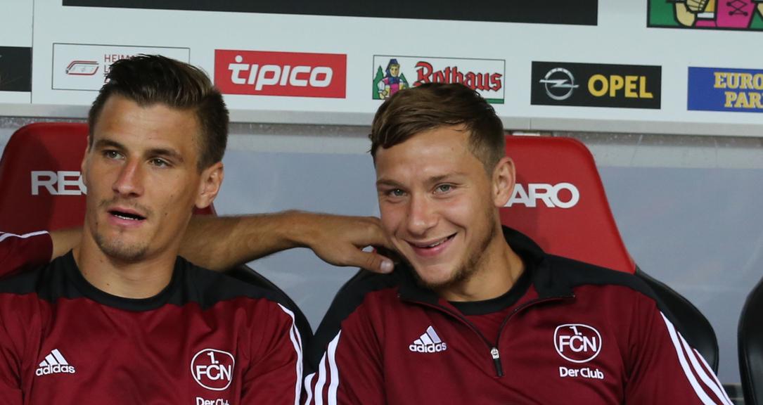 Zurück bei den Profis: Stefan Kutschke und Robert Koch dürfen wieder mit der ersten Mannschaft des 1. FC Nürnberg trainieren.