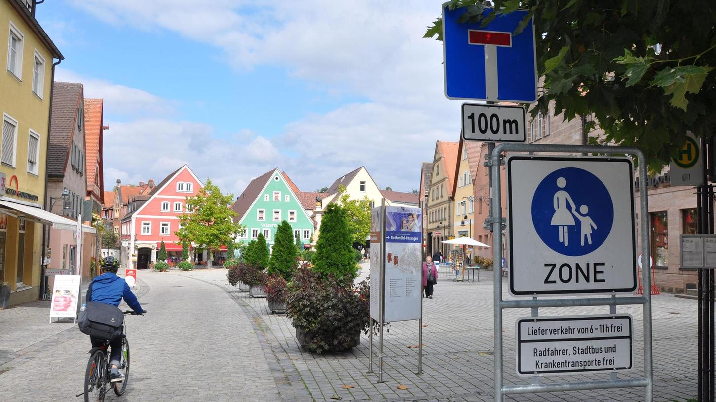 Tote Hose in Roth: Ist die Fußgängerzone schuld?