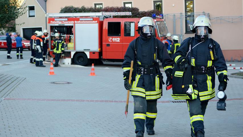 Feuerwehr-Großübung in Roßtal: 