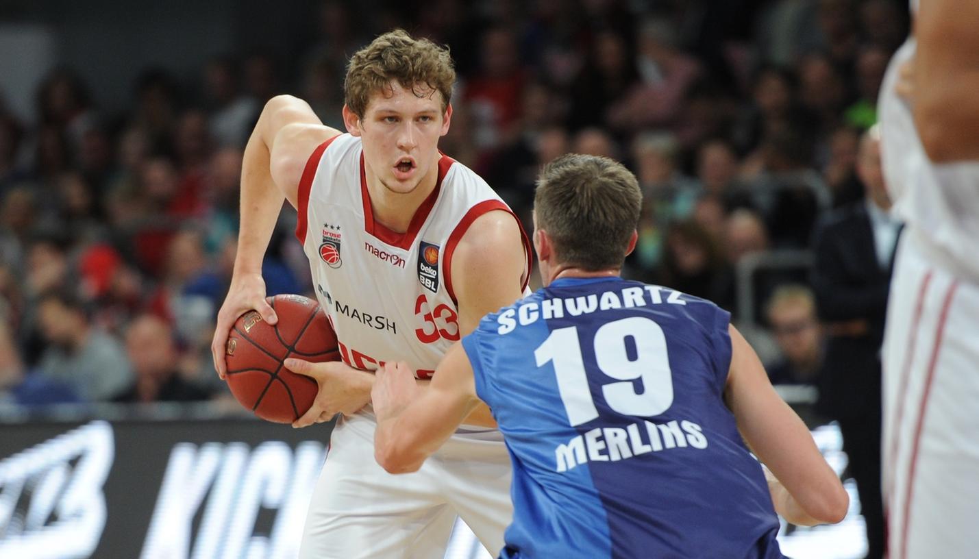 Dritter Sieg im dritten Spiel? Patrick Heckmann und die Brose Baskets sind am Samstag in Gießen gefordert.