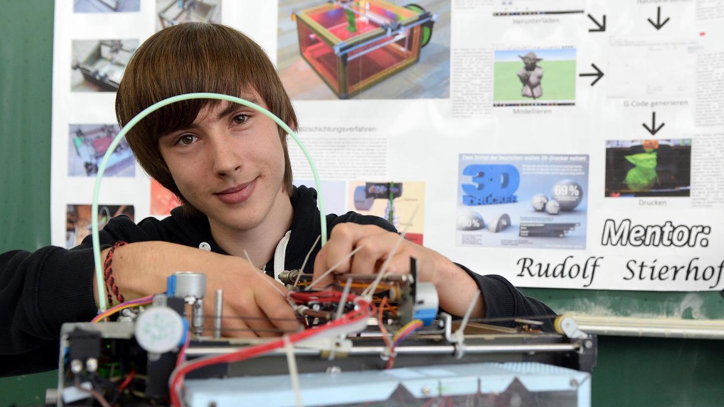 Erlanger Schüler baut 3D-Drucker