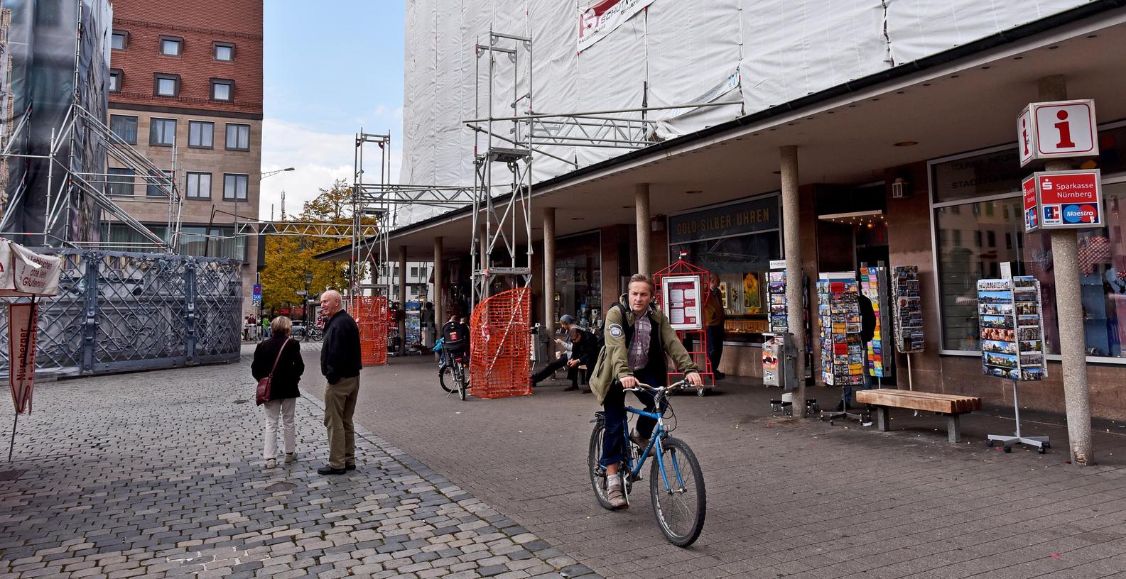 Nürnberger Hauptmarkt: Bald freie Fahrt für Radler