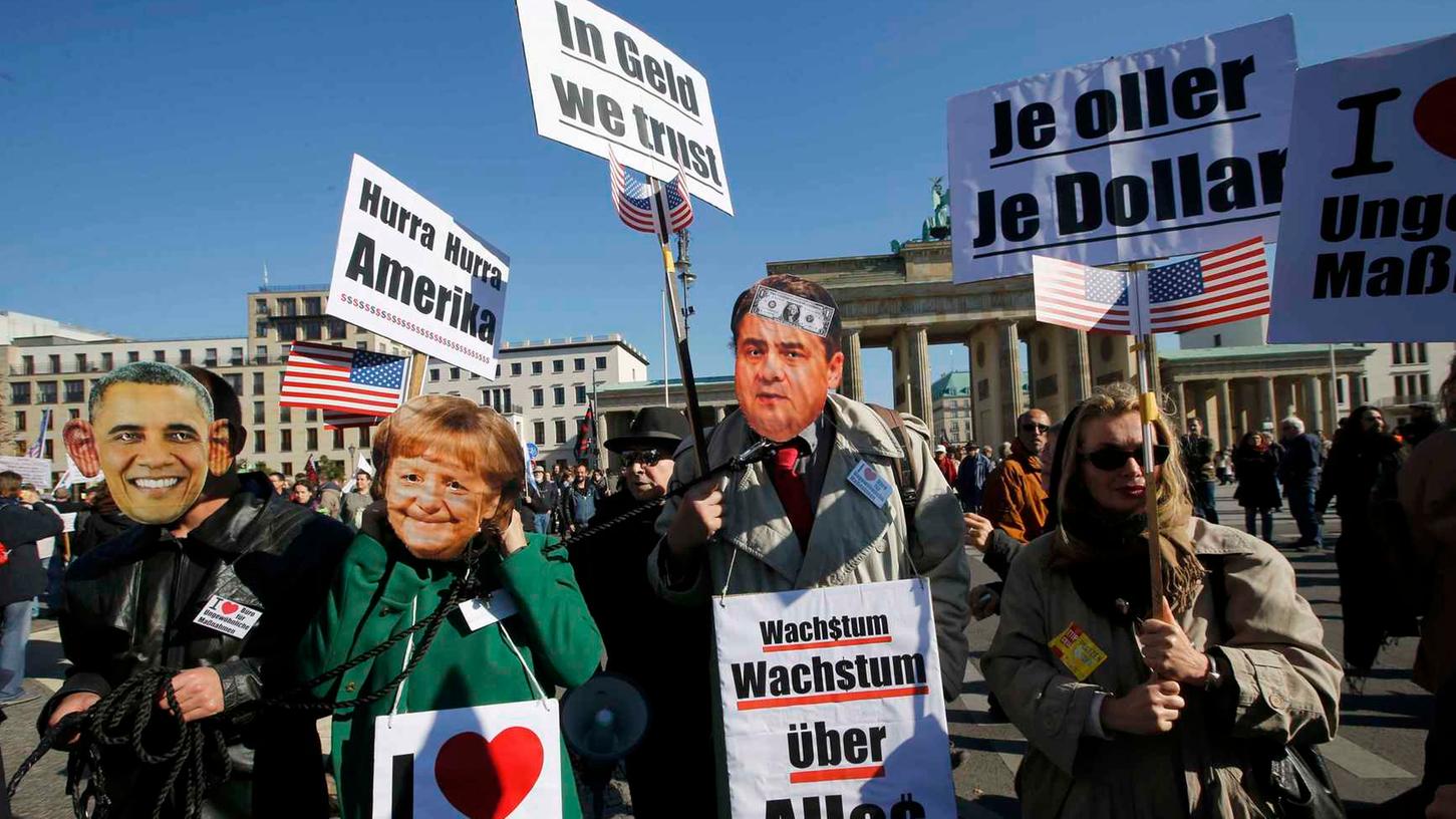 Über 150.000 Menschen gingen in Berlin auf die Straße.