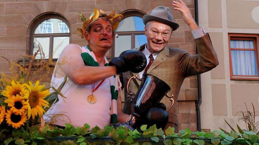 Das Fürther Comedy-Duo "Heißmann und Rassau" verbreitete wie immer gute Stimmung.