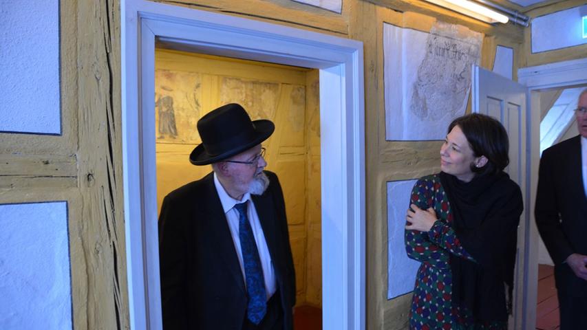 Rabbiner Bar Lev segnete Schwabacher Jüdisches Mueseum ein