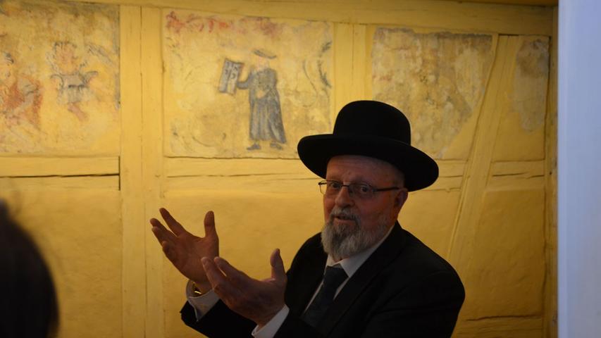 Rabbiner Bar Lev segnete Schwabacher Jüdisches Mueseum ein