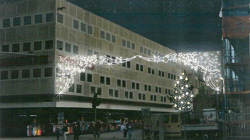 Neue Weihnachtsbeleuchtung in Fürth
