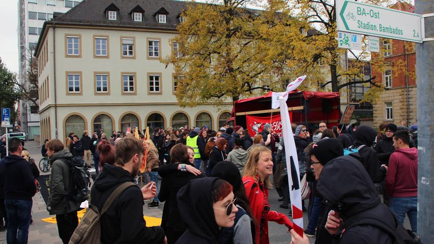 Demo in Bamberg gegen Abschiebelager für Balkan-Flüchtlinge