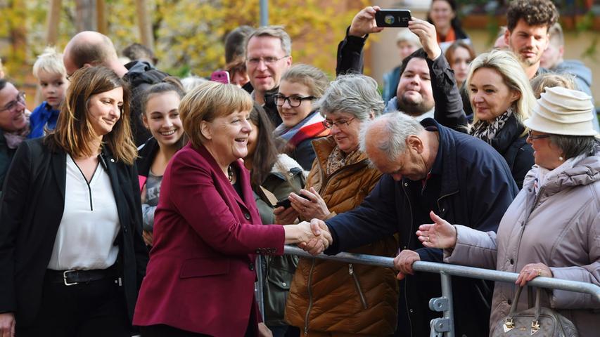 Hochsicherheitszone Kaiserburg: Merkel zu Gast in Nürnberg