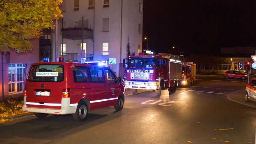 Zimmerbrand in Fürth fordert drei Verletzte