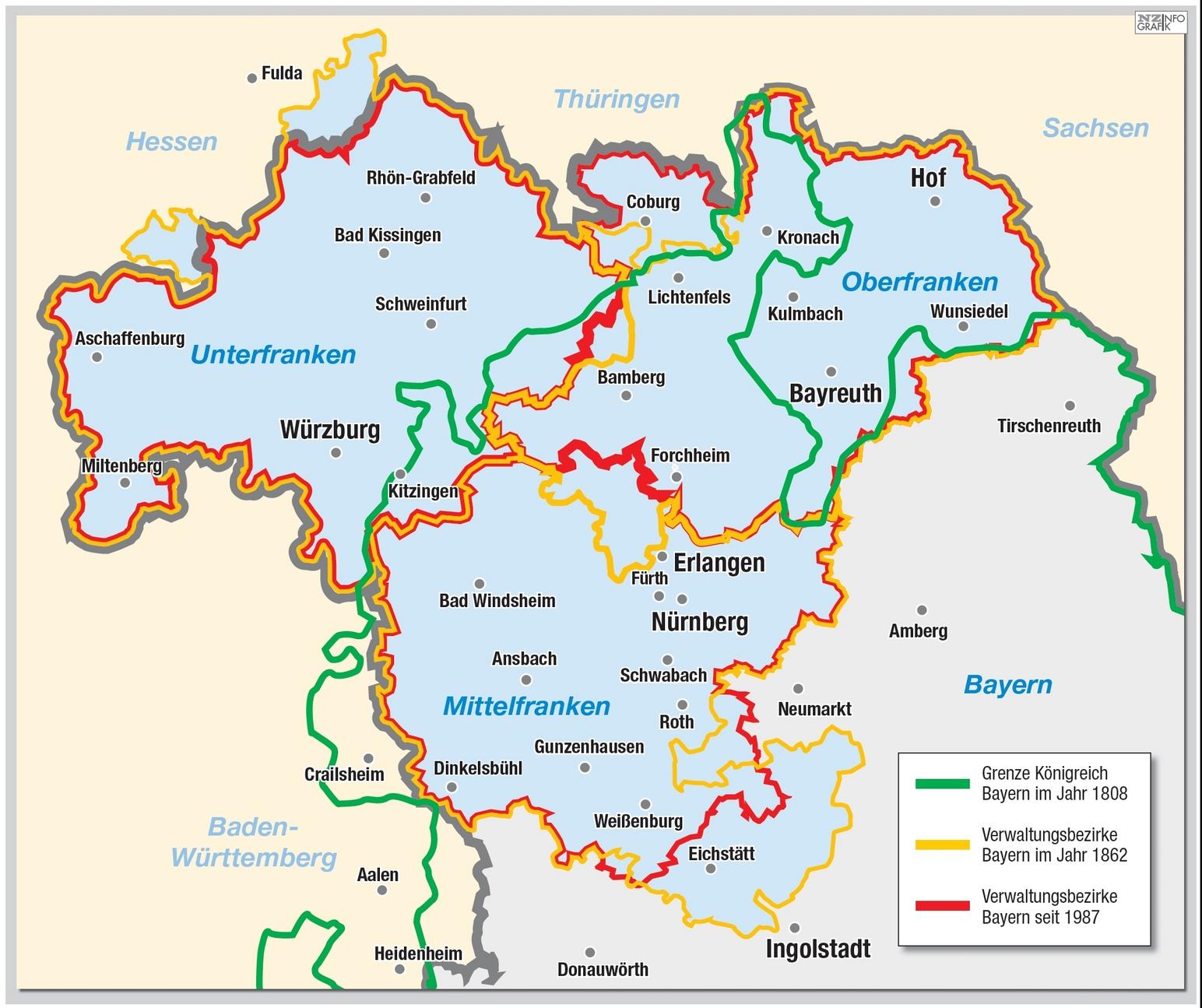 Nachhilfe für die Kanzlerin: Was man über Franken wissen sollte  Nordbayern