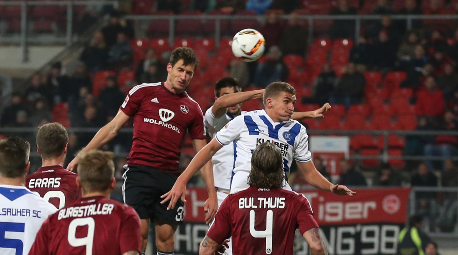 Lufthoheit: Der 1. FC Nürnberg will seinen Höhenflug mit Georg Margreitter fortsetzen.