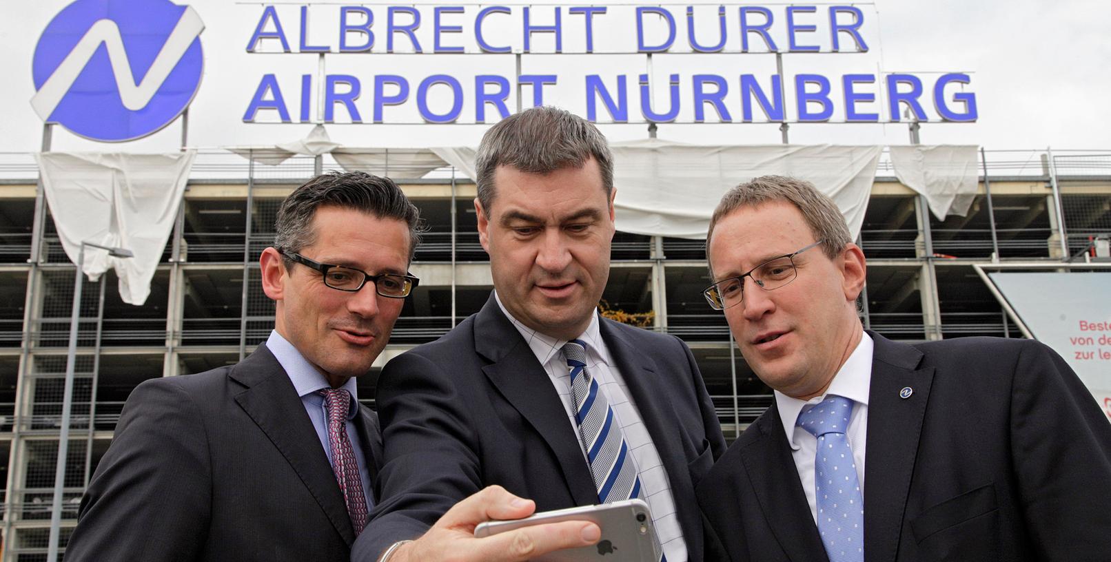 Zwei neue Albrecht-Dürer-Logos zieren den Airport Nürnberg