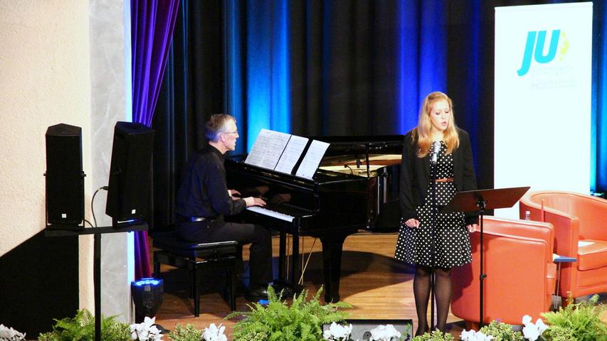 Toni Rotter und Eva Körner sorgten für die musikalische Umrahmung.