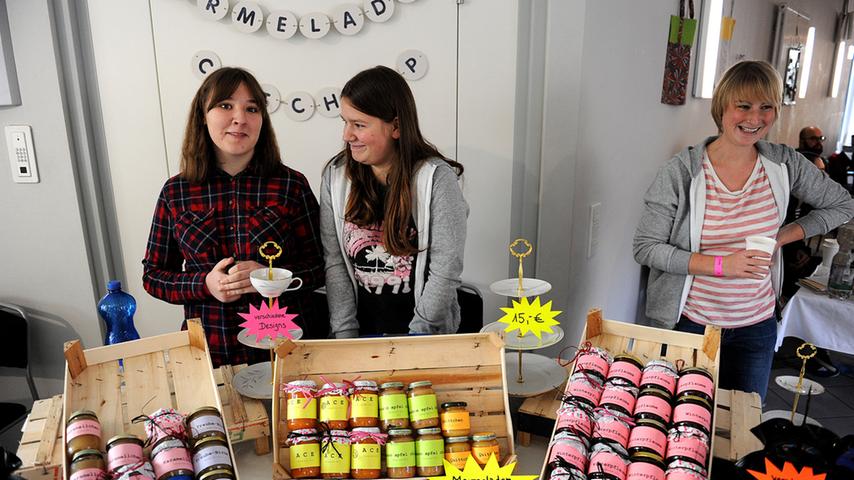 Bereits zum dritten Mal lud das Jugendhaus Zett9 zum Markt für Selbstgemachtes und Gedöns im elan ein. Leckere Marmeladen vom Catch-up.