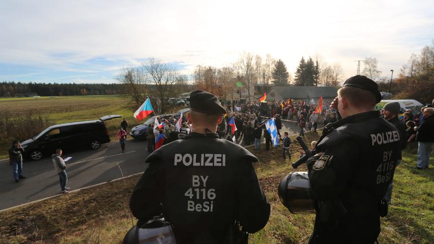 Pegida in Schirnding - Bündnis gegen Demonstration