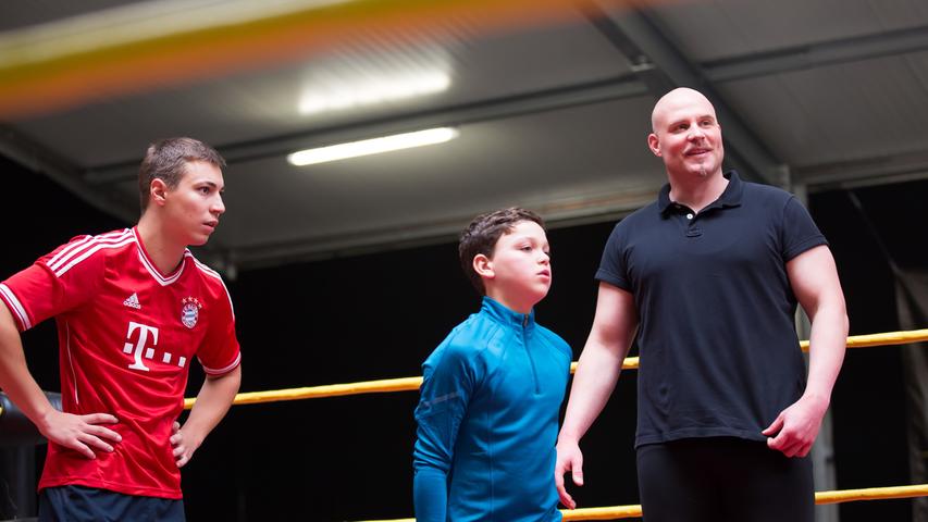 Wrestling: Beim Training mit Profi Alex Wright in Heßdorf