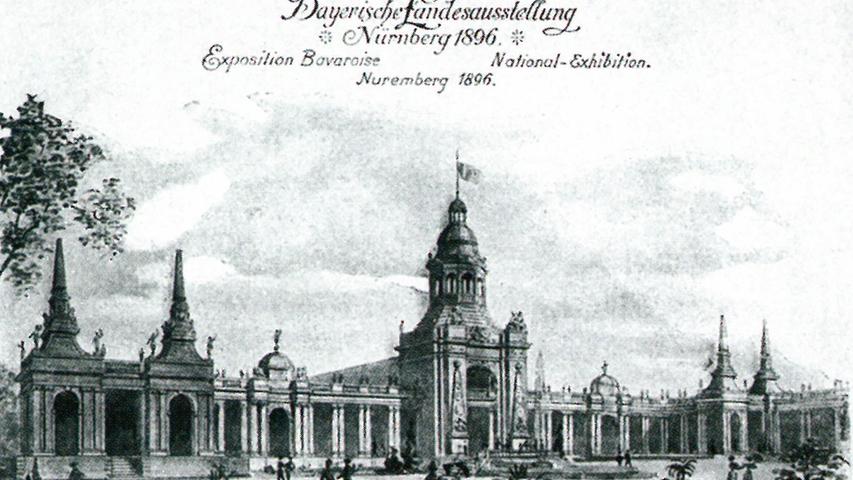 Das Industriegebäude des Stadtparkes von 1896.