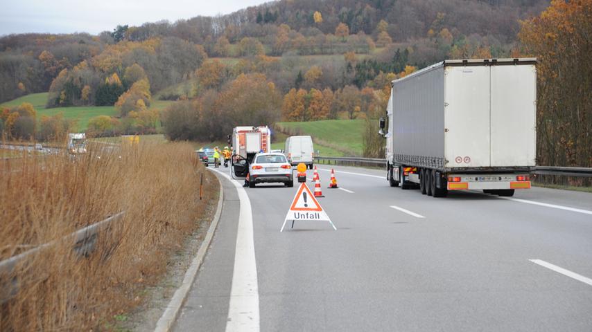 Unfall auf der A3 bei Oberölsbach