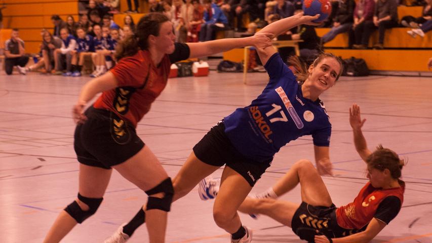 Temporeiches Stadtderby der Forchheimer Handball-Damen