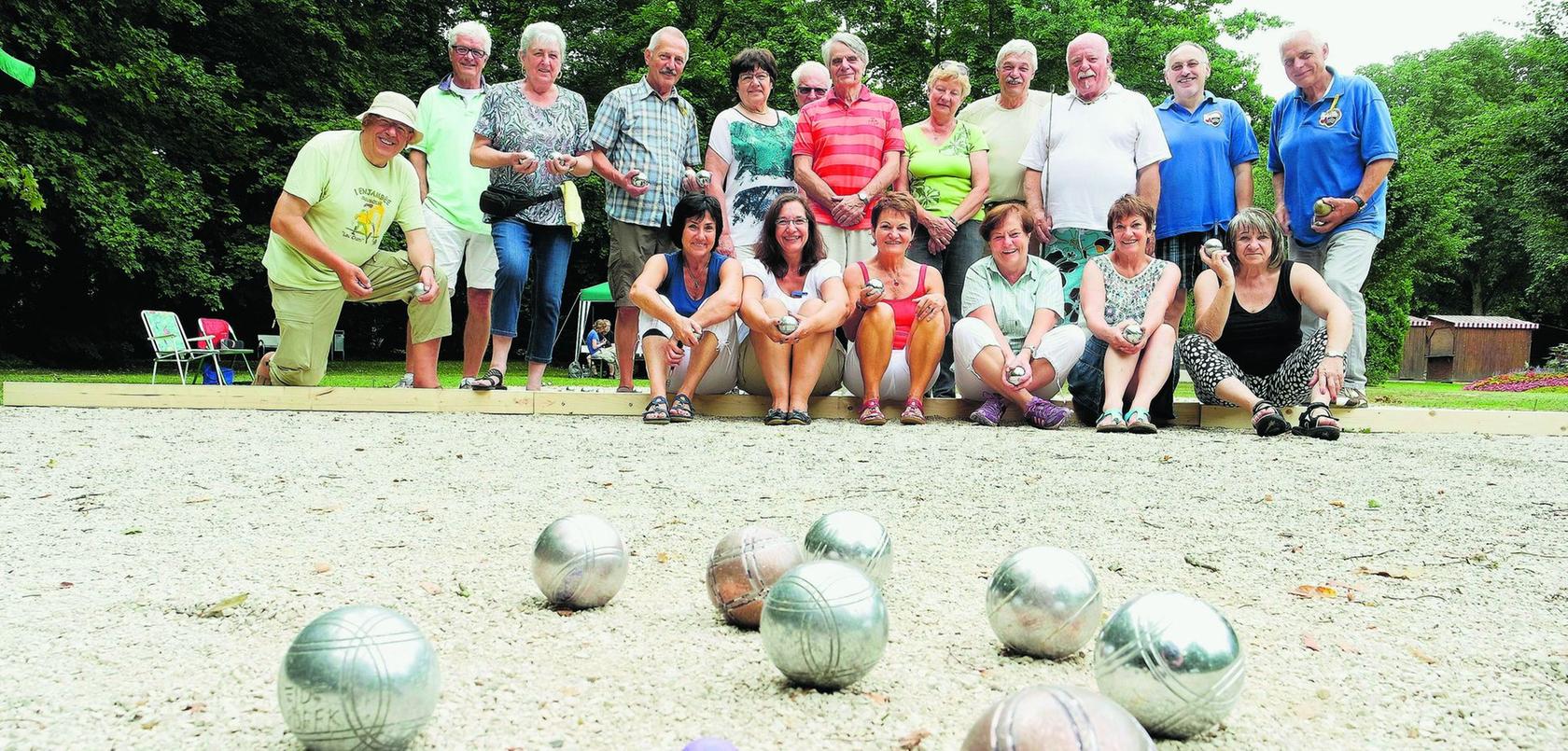 Generation 50 plus beim Boule in Zirndorf