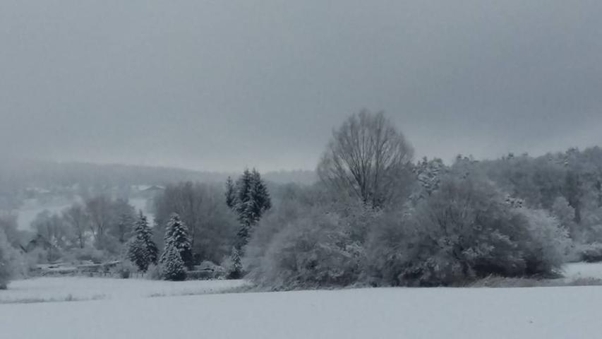 Circa zehn Zentimeter Schnee gab es in Altdorf.