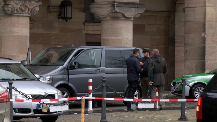 Bombenalarm im Gericht: Polizei evakuierte Nürnberger Justizpalast