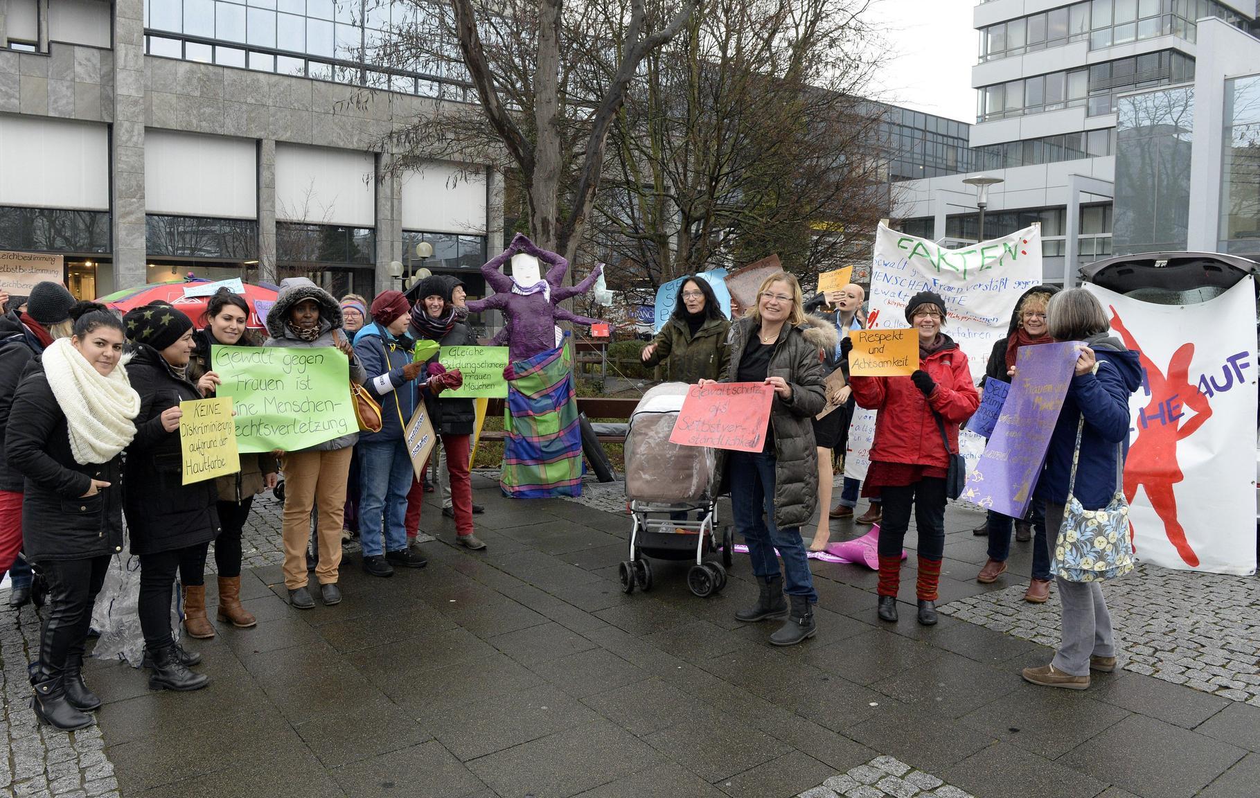 Erlangen Demo gegen Gewalt an Frauen