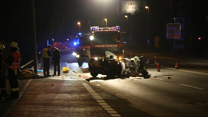 Zwei junge Männer nach Unfall in Kulmbach schwer verletzt
