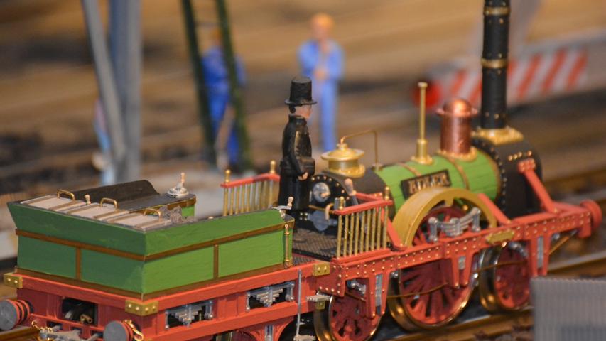 Die Eisenbahn-Ausstellung der Modellbaufreunde Forchheim steht dieses Jahr unter dem Motto: "180 Jahre deutsche Eisenbahn." Und da gehört natürlich auch der Adler dazu.