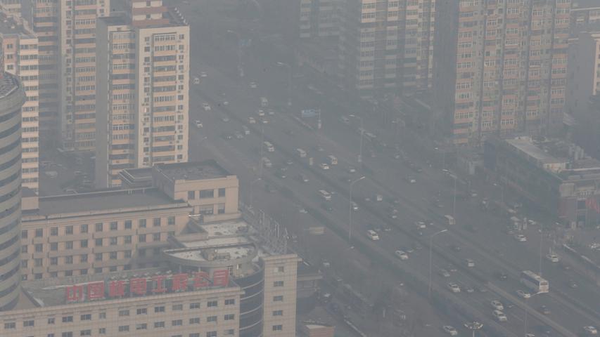 Alarmierende Werte: Wintersmog legt sich auf Peking