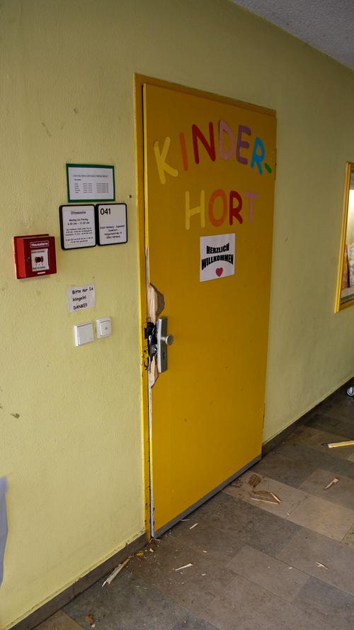 Holzgartenschule in Glockenhof bei Einbruch verwüstet