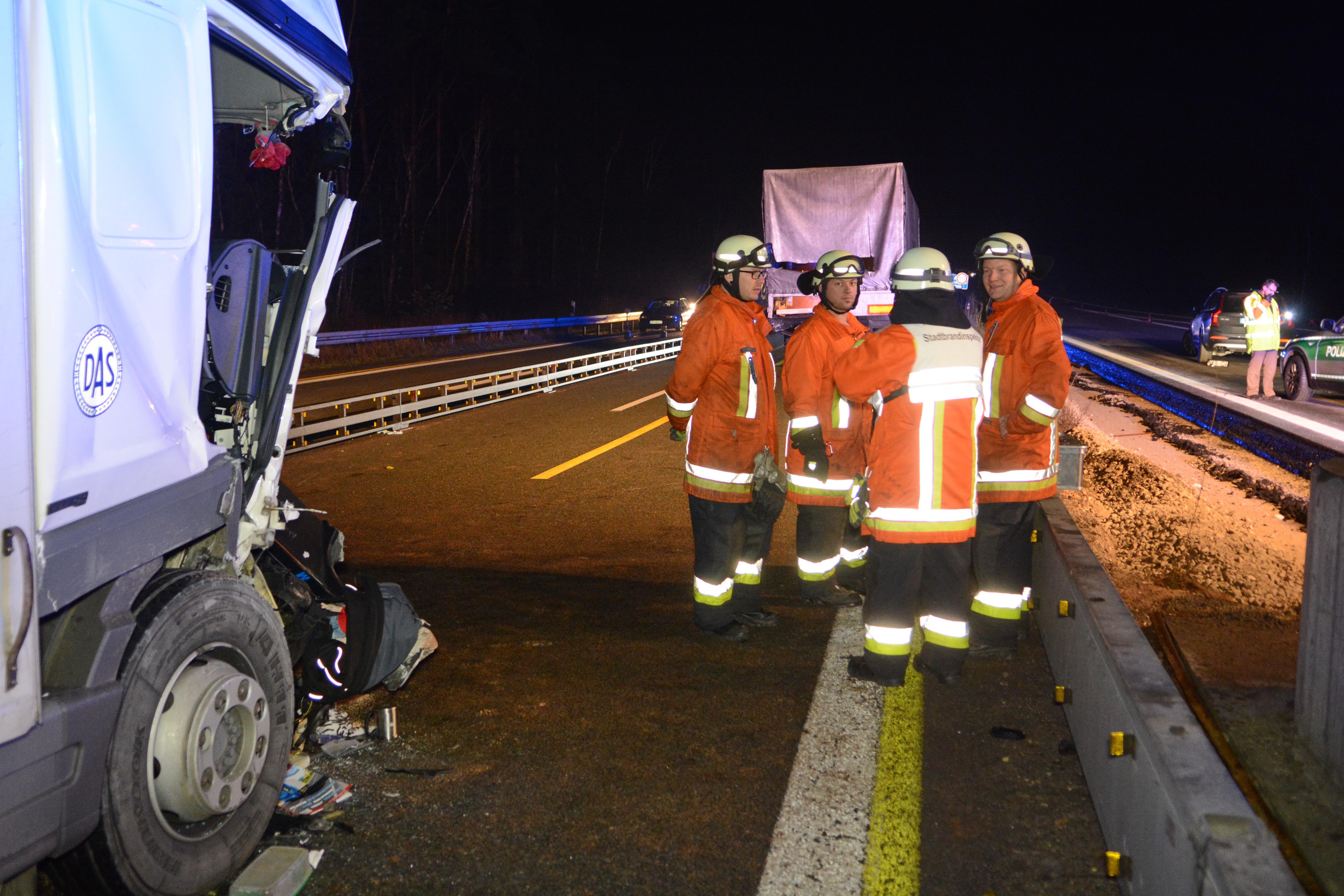 Schwerer Lkw-Unfall Auf Der A6 Bei Nürnberg | Nordbayern