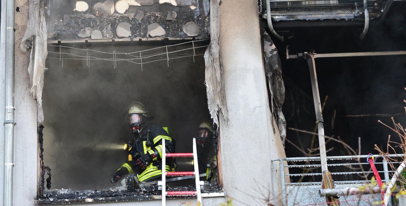 Großeinsatz in Sieglitzhof: Dort ist in einem Altenheim Feuer ausgebrochen.