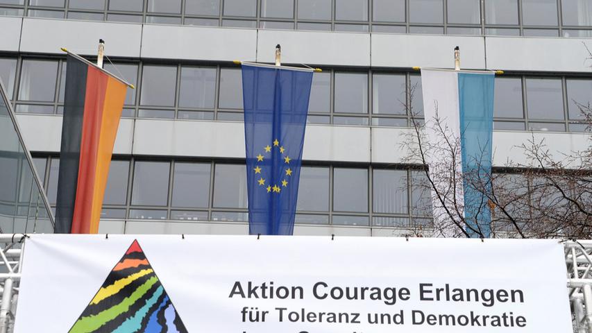 Aktion Courage: Demo für Menschenwürde in Erlangen