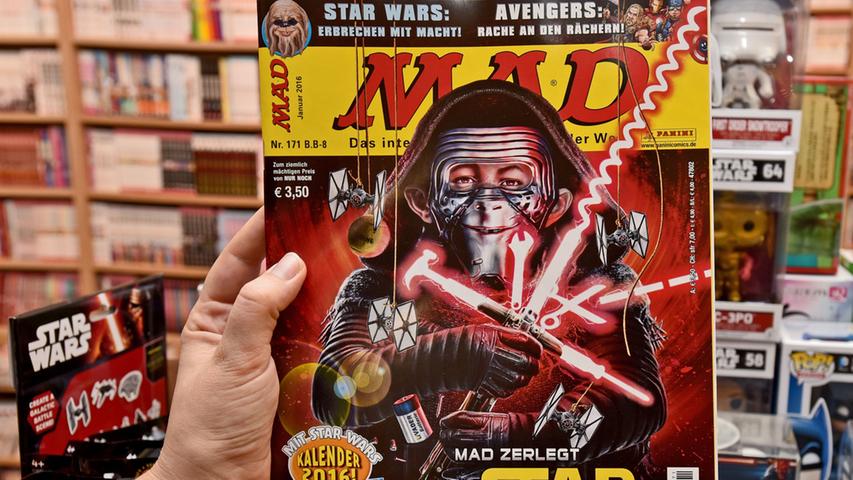 "Star Wars: Erbrechen mit Macht" titelt unterdessen das US-amerikanische Satire-Magazin Mad.