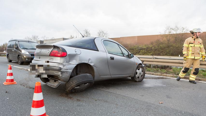 Kollision auf der Südwesttangente: Lkw-Fahrer übersieht Opel