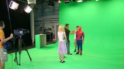 Spiderman im Netz