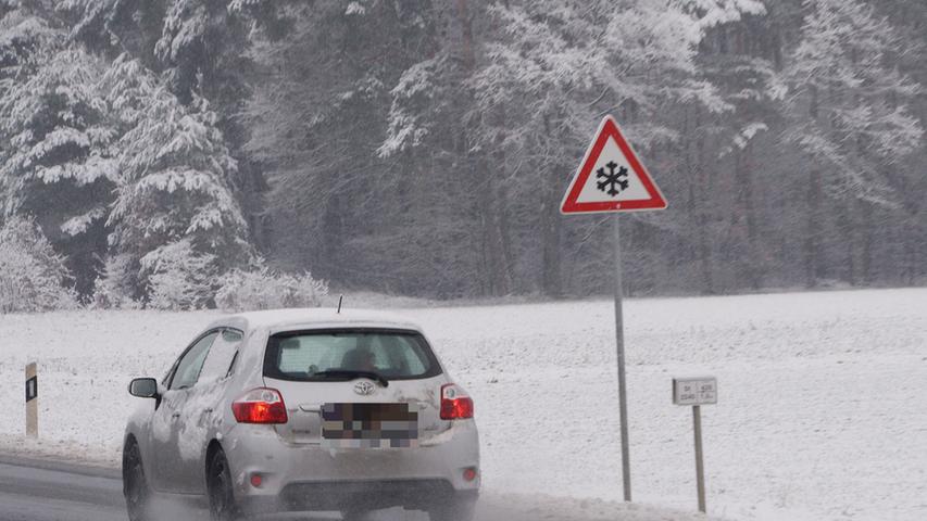 Schön viel Schnee: Die weiße Pracht in Erlangen