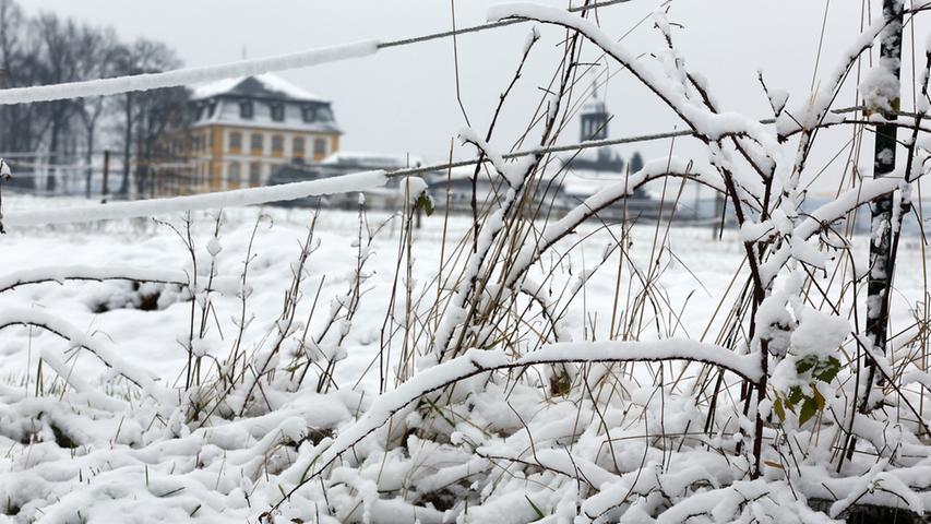 Der Winter ist da: Erstes Schneegestöber in Forchheim