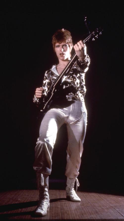 "Let's Dance" war Bowies größter Erfolg. In die Charts schaffte er es mit 24 Alben und 27 Songs.