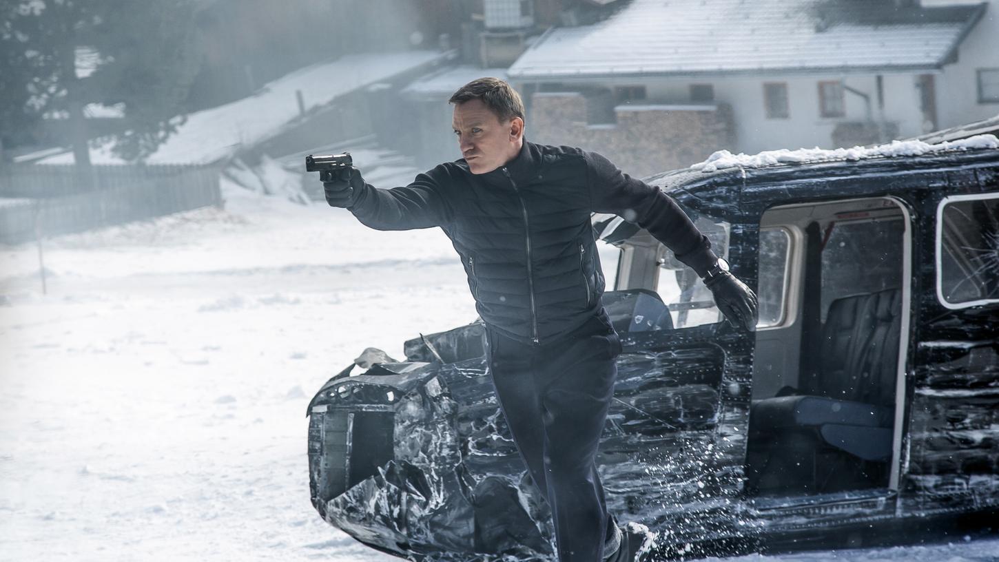 Daniel Craig als "James Bond" in einer Szene des Agententhrillers "Spectre". Das elektronische Innenleben der Kamera Arri Alexa 65, die im Film verwendet wurde, kommt aus Nürnberg. 